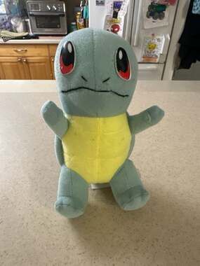 Vintage 1995 Squirtle Pokémon 8" Plush Stuffed Animal Toy